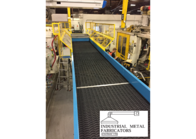 Custom Fabrication – Water Quenching Conveyor for Plastic Extrusion Components
